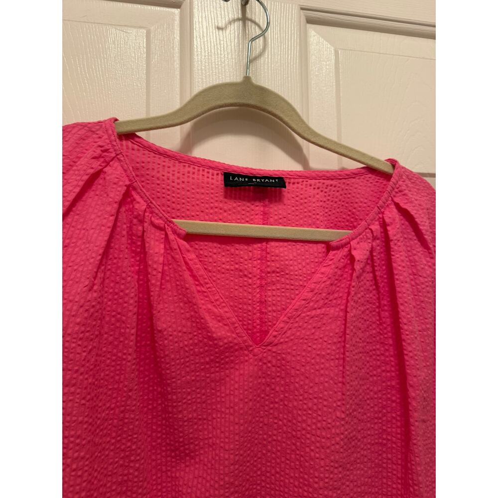Lane Bryant Relaxed 3/4-Sleeve Popover, Sz 18 - Picture 2 of 7